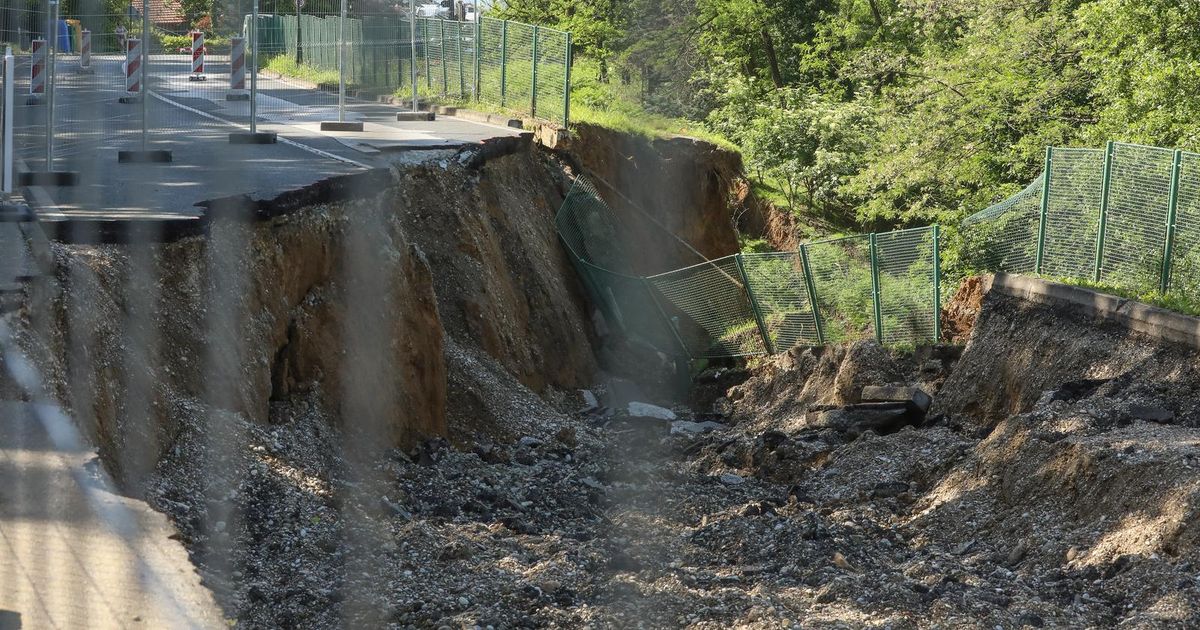 Foto Klizište na Pantovčaku se pogoršava Telegram hr