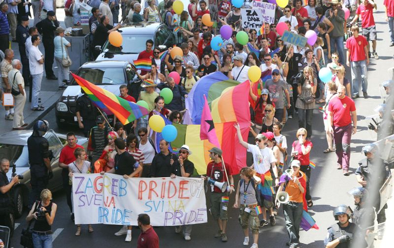 07.07.2007.,Zagreb - 
U Zagrebu je odrzana povorka ponosa LGBTIQ osoba Zagreb Pride 2007 – Svi na Pride! Sve na Pride!“ Photo: Davor Puklavec/PIXSELL