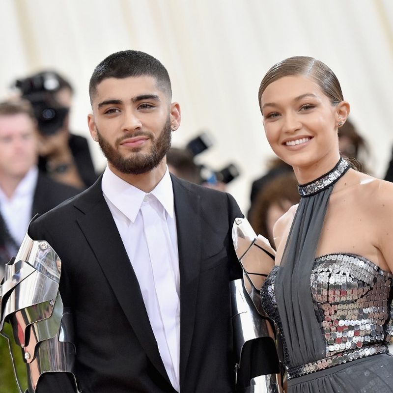 NEW YORK, NY - MAY 02: Zayn Malik (L) and Gigi Hadid attend the "Manus x Machina: Fashion In An Age Of Technology" Costume Institute Gala at Metropolitan Museum of Art on May 2, 2016 in New York City.   Mike Coppola/Getty Images for People.com/AFP