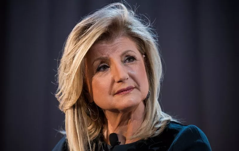 NEW YORK, NY - FEBRUARY 11: Arianna Huffington, Editor-in-Chief of the Huffington Post, attends an event promoting the London tech industry with the Mayor of London, Boris Johnson, on February 11, 2015 in New York City. The event is part of Johnson's visit to the United States, where he is visiting Boston, New York and Washington D.C.   Andrew Burton/Getty Images/AFP