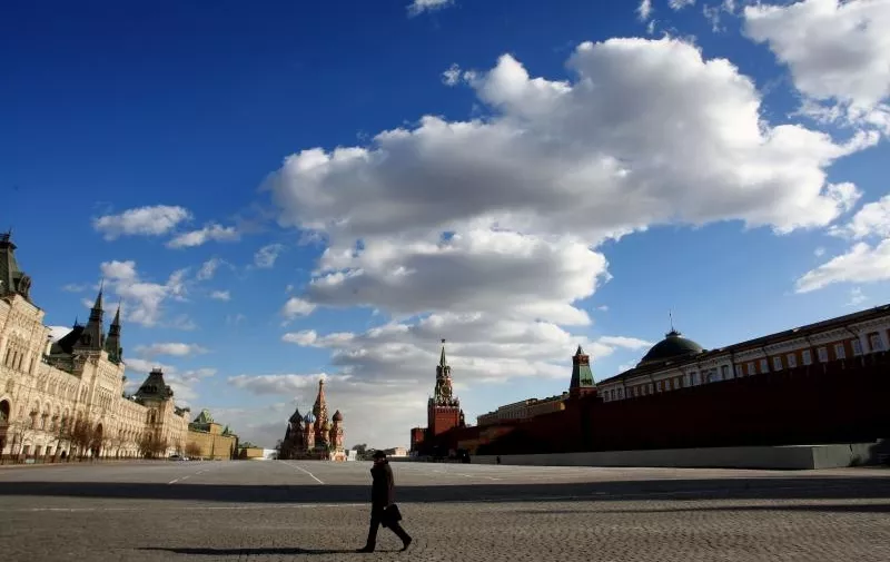 28.03.2010. Moskva-Crveni trg. Kremlj Photo: Boris Scitar/PIXSELL