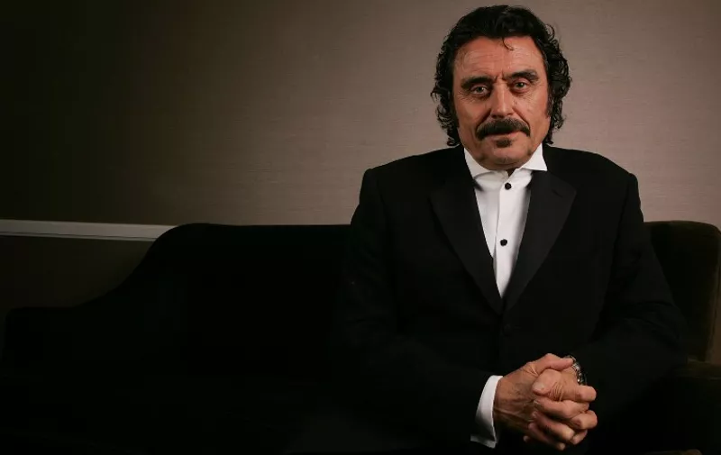 BEVERLY HILLS - FEBRUARY 25:  Presenter Ian McShane  poses backstage during the 8th Annual Costume Designers Guild Awards held at the Beverly Hilton Hotel on February 25, 2006 in Beverly Hills, California.  EXCLUSIVE (Photo by Mark Mainz/Getty Images) *** Local Caption *** Ian McShane