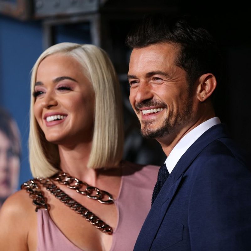 HOLLYWOOD, CALIFORNIA - AUGUST 21: Katy Perry and Orlando Bloom attend the LA premiere of Amazon's "Carnival Row" at TCL Chinese Theatre on August 21, 2019 in Hollywood, California.   Phillip Faraone/Getty Images/AFP