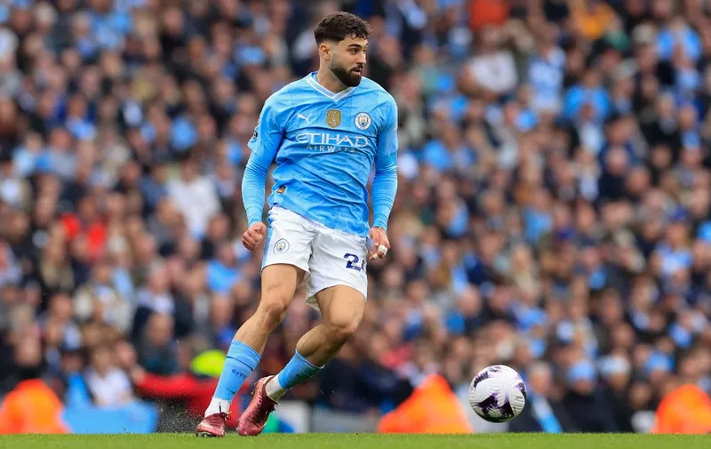 Josko Gvardiol (24) of Manchester City during the English championship Premier League football match between Manchester City and Wolverhampton Wanderers on 4 May 2024 at the Etihad Stadium in Manchester, England - Photo Conor Molloy / ProSportsImages / DPPI (Photo by Conor Molloy / ProSportsImages / DPPI via AFP)