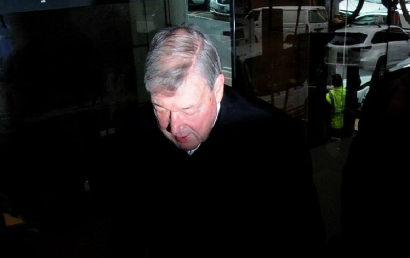 Cardinal George Pell arrives for a committal hearing relating to charges of historical sex abuse at the Melbourne Magistrates Court on October 6, 2017.
Up to 50 witnesses could be called to a hearing in March to determine if there is enough evidence for Vatican finance chief Cardinal George Pell to stand trial on sex abuse charges, a court heard on October 6. The 76-year-old, a top adviser to Pope Francis, is accused of multiple historical sexual offences relating to incidents that allegedly occurred long ago. / AFP PHOTO / Mal Fairclough