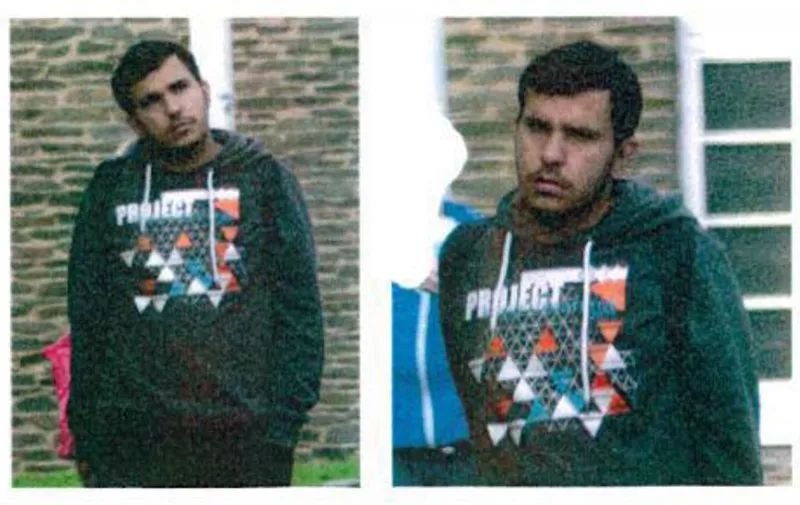 This undated Handout pictures released on October 8, 2016 by the criminal office of the eastern federal state of Saxony shows a person believed to be the 22-year-old Syrian named Jaber Al-Bakr suspected of being involved in the found of explosive traces during the search of an apartment in Chemnitz, eastern Germany.


Police in the German state of Saxony said on October 8, 2016 afternoon that a 22-year-old Syrian was the target of a manhunt launched earlier, the day after a bomb plot was uncovered in the town of Chemnitz. / AFP PHOTO / Landeskriminalamt Sachsen / HO / RESTRICTED TO EDITORIAL USE - MANDATORY CREDIT "AFP PHOTO / Landeskriminalamt Sachsen " - NO MARKETING - NO ADVERTISING CAMPAIGNS - DISTRIBUTED AS A SERVICE TO CLIENTS