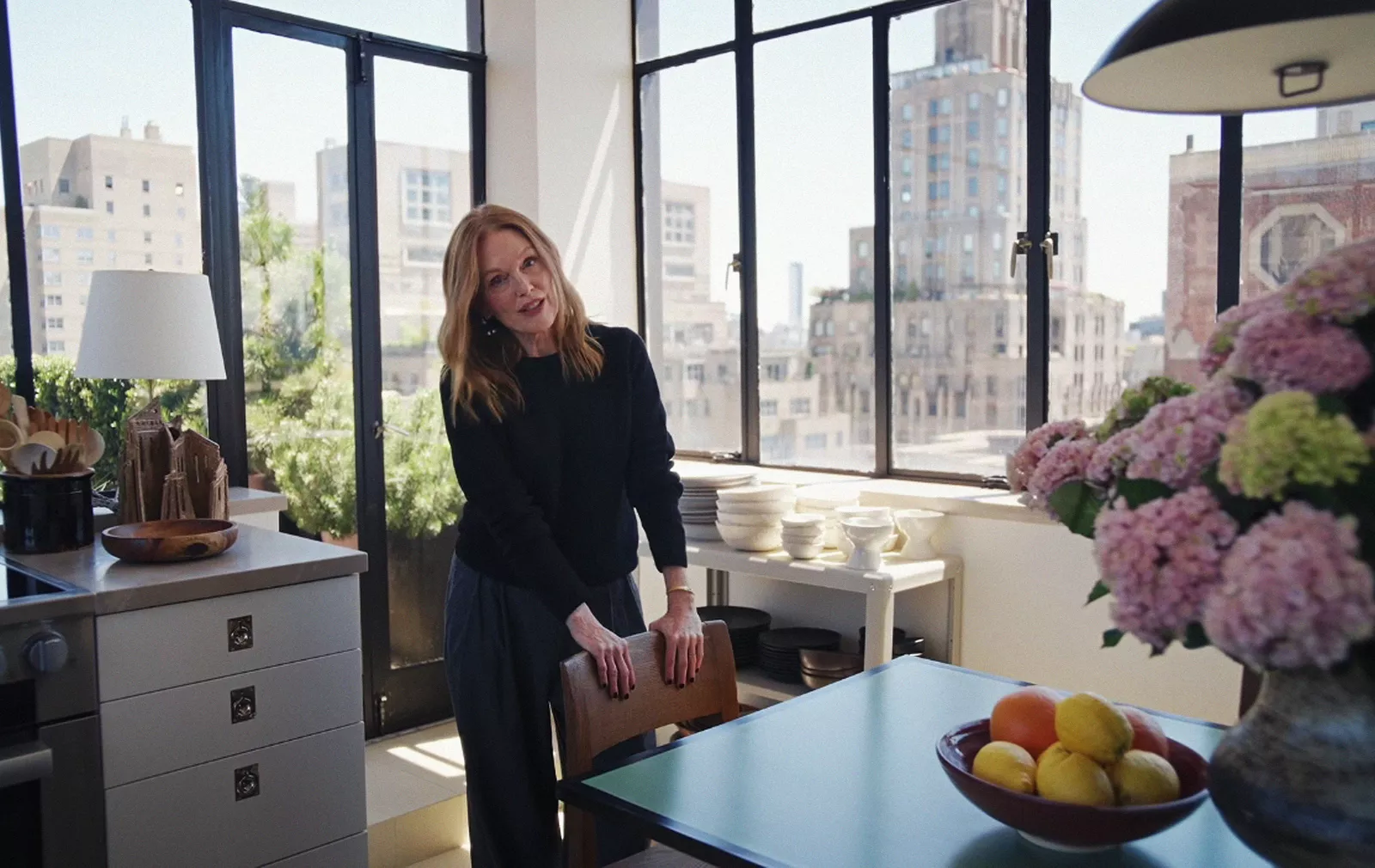 U domu glumice Julianne Moore zapazili smo ovaj lijepi IKEA regal, može se kupiti i u Hrvatskoj