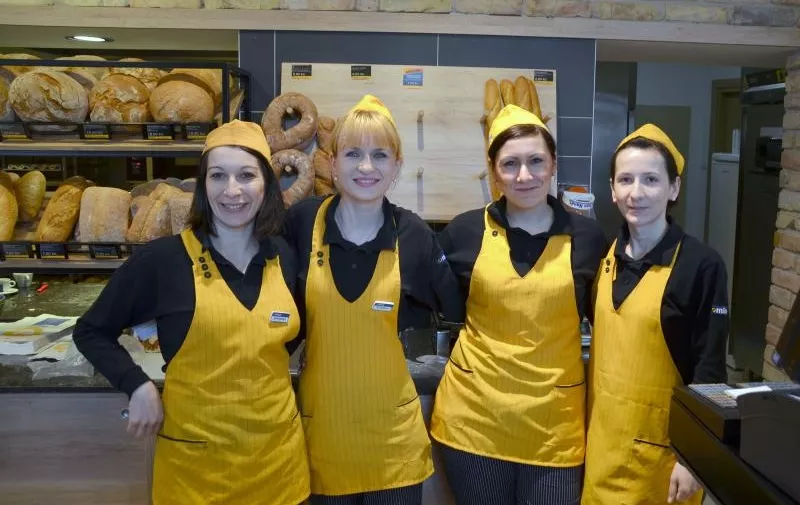 20.03.2015., Pula - U neposrednoj blizini glavne gradske trznice danas je Mlinar otvorio jos jednu pekarnu u kojem uz kruh nude razne vrste slastica.
Photo: Dusko Marusic/PIXSELL
