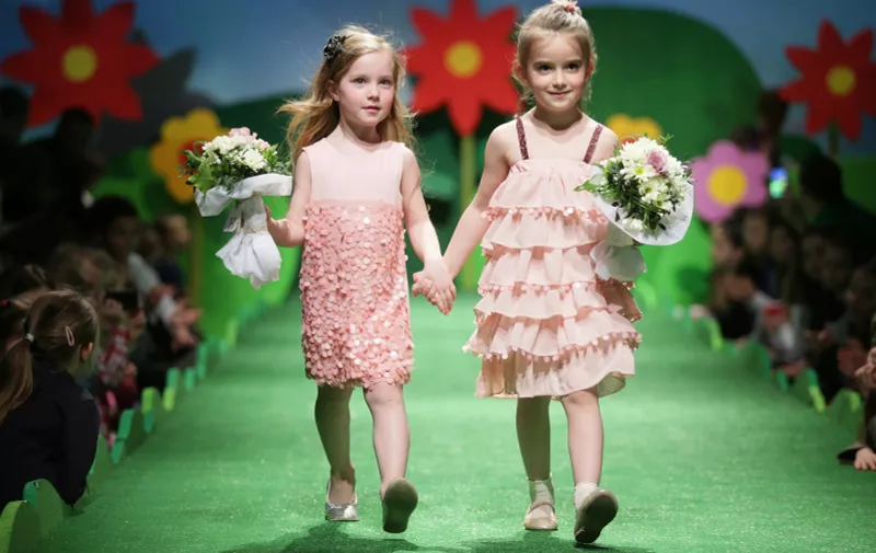 18.04.2015., Zagreb - Drugog dana Kids Fashion Weekenda mali manekeni nosili reviju modnog brenda Miss Porter. 
Photo: Jurica Galoic/PIXSELL