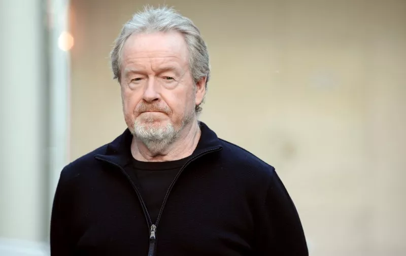 British film director Ridley Scott poses during a photocall on November 3, 2008 at Hotel Bristol in Paris, for his movie "Body of Lies" starring US actor Leonardo di Caprio. "Body of Lies" will be screened in France from November 5, 2008. AFP PHOTO BORIS HORVAT