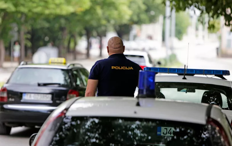 08.08.2020. Mostar: Nakon navijackih sukoba, grad pun policije rrDenis Kapetanovic/PIXSELL