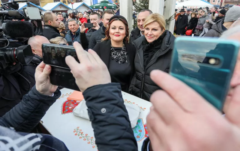 31.12.2019., Marija Bistrica - Predsjednica RH, Kolinda Grabar-Kitarovic, posjetila je Mariju Bistricu te prisustvovala proslavi doceka Nove godine u podne. 
Photo: Borna Filic/PIXSELL