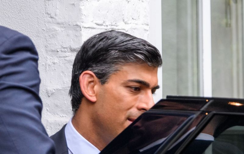 Rishi Sunak departs his home in west London. Sunak is vying for the Conservative Party leadership following the announcement by Boris Johnson that he is stepping down as Prime Minister.
Rishi Sunak departs home, London, UK - 13 Jul 2022,Image: 706971915, License: Rights-managed, Restrictions: , Model Release: no, Credit line: Profimedia