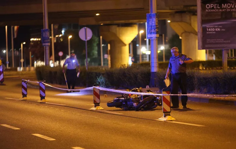 14.07.2021.-Zagreb, U Heinzelovoj ulici poginuo je motociklist
 Photo: Zeljko Hladika/Pixsell