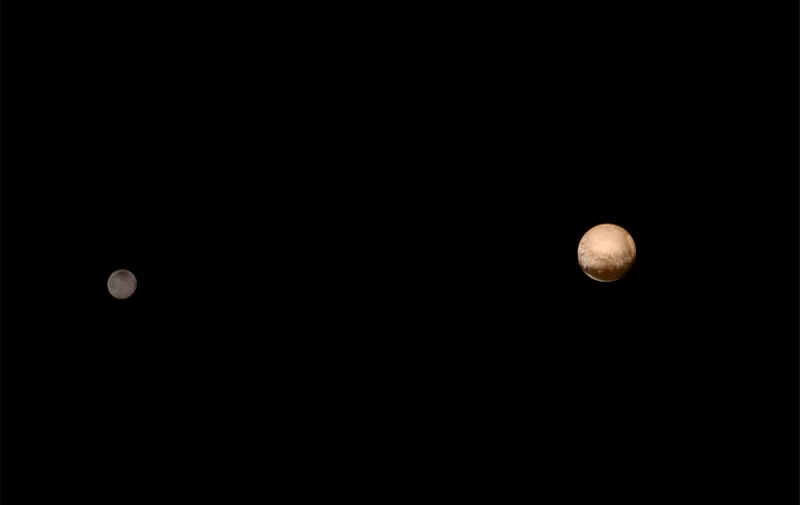 Pluto i Haron u boji