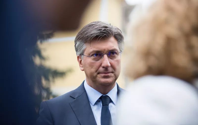 Croatian Prime Minister, Andrej Plenkovic seen at the press of 15th Bled Strategic Forum.
European leaders met at the annual strategic forum in Bled to discuss Europe after Brexit and COVID-19 pandemic.
The annual strategic forum in Bled, Slovenia - 31 Aug 2020,Image: 555624176, License: Rights-managed, Restrictions: , Model Release: no, Credit line: Profimedia