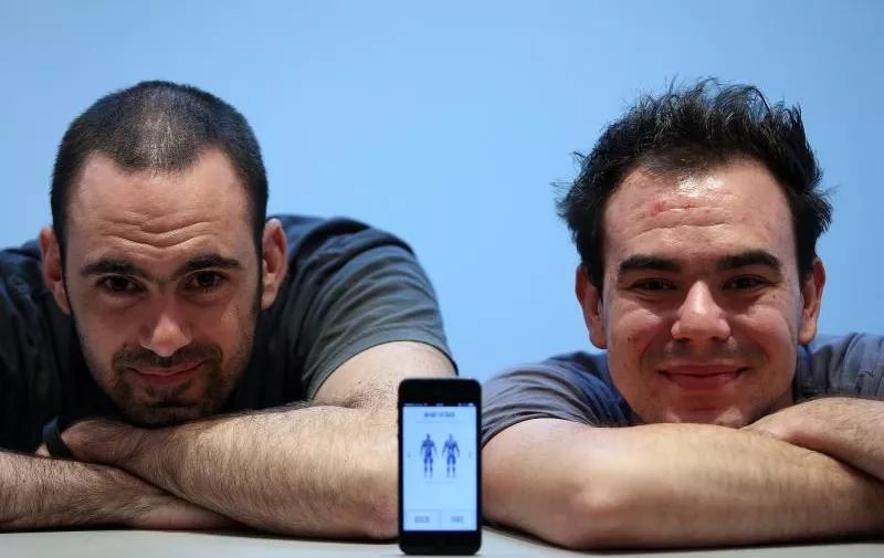 10.10.2014., Zagreb - Nikola Mratinic i Luka Macner osmislili su aplikaciju MadBarz vrijednu 6,8 milijuna kuna. 
Photo:Anto Magzan/PIXSELL