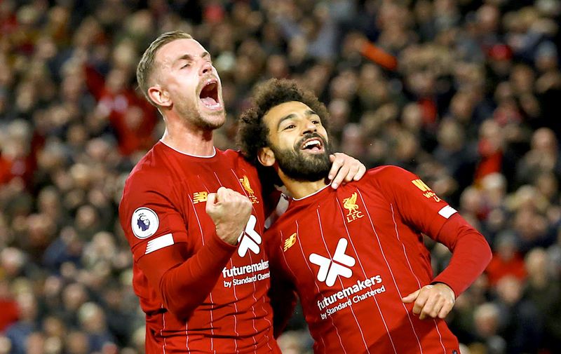 LIVERPOOL, ENGLAND - OCTOBER 27: during the Premier League match between Liverpool FC and Tottenham Hotspur at Anfield on October 27, 2019 in Liverpool, United Kingdom. (Photo by Jan Kruger/Getty Images)