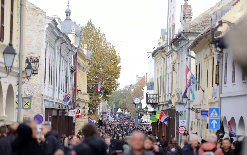 18.11.2019., Vukovar - Okupljanje gradjana u Vukovaru uoci obiljezavanja Dana sjecanja na zrtvu Vukovara. Photo: Emica Elvedji/PIXSELL/PIXSELL