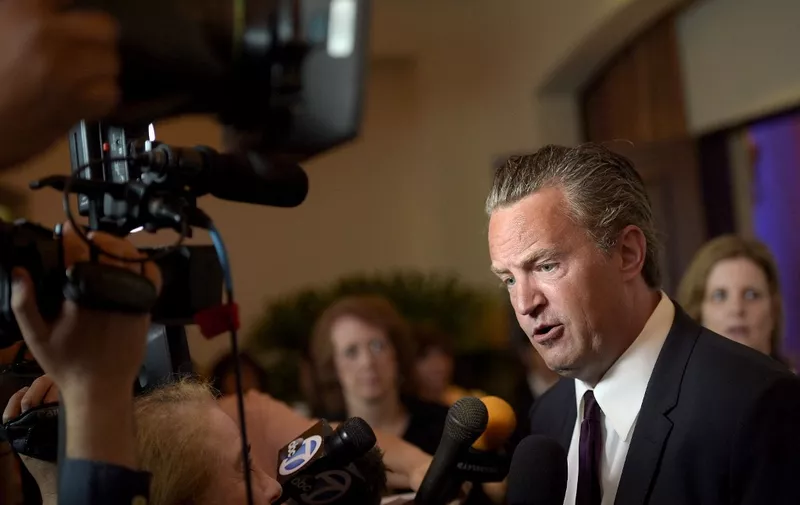 BEVERLY HILLS, CA - JUNE 15: Actor Matthew Perry attends Phoenix House's 12th Annual Triumph For Teens Awards Gala at the Montage Beverly Hills on June 15, 2015 in Beverly Hills, California.   Jason Kempin/Getty Images/AFP (Photo by Jason Kempin / GETTY IMAGES NORTH AMERICA / Getty Images via AFP)