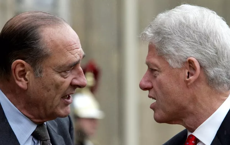 Jacques Chirac i Bill Clinton