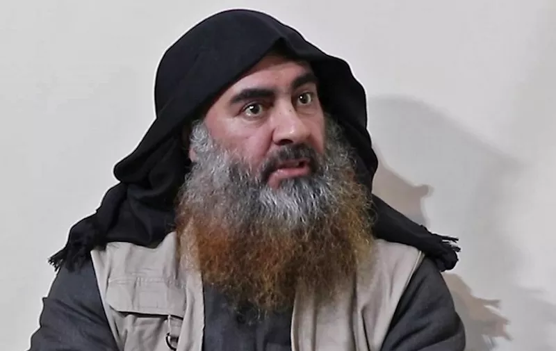 In this undated tv grab taken from a video released by Al-Furqan media, the chief of the Islamic State group Abu Bakr al-Baghdadi purportedly appears for the first time in five years in a propaganda video in an undisclosed location. - The elusive chief of the IS group al-Baghdadi has appeared for the first time in five years in a propaganda video released on April 29 by the jihadist organisation. It is unclear when the footage was filmed, but Baghdadi referred in the past tense to the months-long fight for Baghouz, IS's final bastion in eastern Syria, which ended last month. (Photo by - / various sources / AFP) / THIS PICTURE WAS MADE AVAILABLE BY A THIRD PARTY. AFP CAN NOT INDEPENDENTLY VERIFY THE AUTHENTICITY, LOCATION, DATE AND CONTENT OF THIS IMAGE. THIS PHOTO IS DISTRIBUTED EXACTLY AS RECEIVED BY AFP. RESTRICTED TO EDITORIAL USE - MANDATORY CREDIT "AFP PHOTO / SOURCE / AL-FURQAN" - NO MARKETING - NO ADVERTISING CAMPAIGNS - DISTRIBUTED AS A SERVICE TO CLIENTS / ALTERNATIVE CROP
