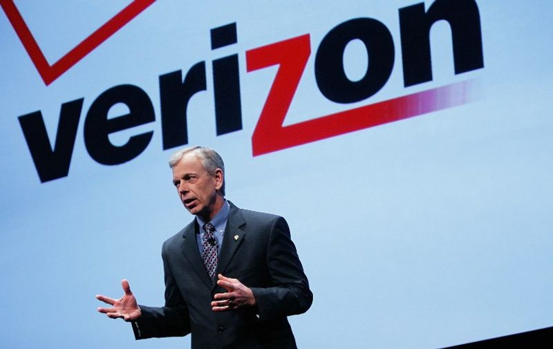 NEW YORK, NY - JANUARY 11: Verizon President and COO Lowell McAdam speaks during the iPhone announcement January 11, 2011 in New York City. In a long-anticipated move, Verizon and Apple have announced that Apple's popular iPhone mobile phone will be offered on a Verizon's phone network.   Chris Hondros/Getty Images/AFP