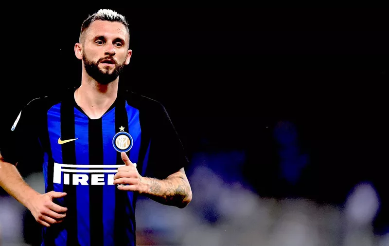 Marcelo Brozovic of Inter Milan during the Serie A match between Lazio and Inter Milan at Stadio Olimpico, Rome, Italy on 29 October 2018.Photo by Giuseppe Maffia, Image: 393766732, License: Rights-managed, Restrictions: , Model Release: no, Credit line: Profimedia, Alamy