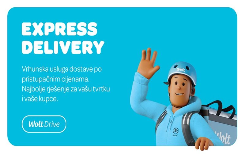 Konzum Express omogućio ekspresnu dostavu za svoje korisnike putem Wolt