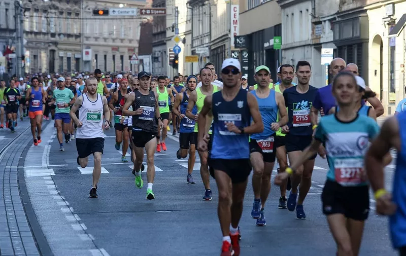 13.10.2019., Zagreb - Trg bana Jelacica, 28. Zagrebacki maraton.
Photo: Marin Tironi/PIXSELL