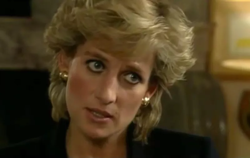 November 1995.
Diana, Princess of Wales, interviewed by Martin Bashir for the BBC Panorama programme.(©BBC).
Captioned 7 August 2017.,Image: 344381832, License: Rights-managed, Restrictions: RESTRICTED RIGHTS
Supplied by LMK Media. Editorial Only. LMK Media is not the copyright owner of these Film or TV stills but provides a service only for recognised media outlets ., Model Release: no, Credit line: Profimedia