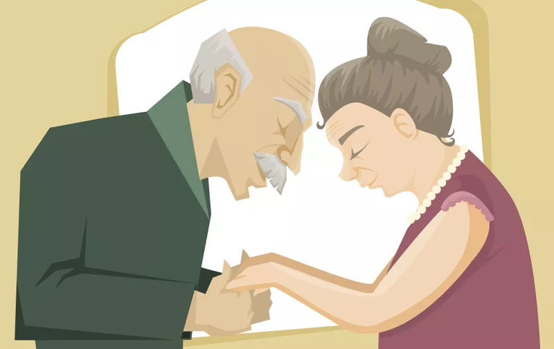 Happy senior couple hold each other hands, Image: 202456953, License: Royalty-free, Restrictions: , Model Release: no, Credit line: Profimedia, Stock Budget