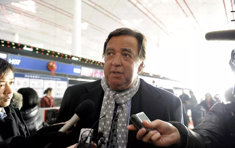 (FILES) In this file photo taken on January 7, 2013, former New Mexico Governor and former US Ambassador to the United Nations Bill Richardson is seen speaking to the media at Beijing International airport in Beijing before his trip to North Korea. Richardson, a veteran Democratic politician and former US ambassador to the United Nations who later spent decades negotiating the release of Americans detained around the world, has died at age 75, his associates said on September 2, 2023. Richardson, who also served as governor of New Mexico and the US energy secretary, passed away peacefully in his sleep late September 1, the Richardson Center for Global Engagement said in a statement. (Photo by WANG Zhao / AFP)