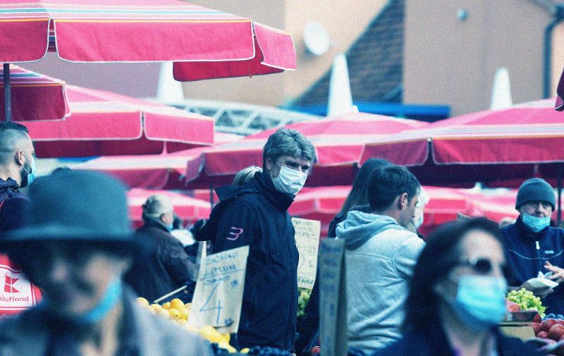17.10.2020., Zagreb - Atmosfera u gradu na dan kada su propisane nove epidemioloske mjere.
Photo: Sandra Simunovic/PIXSELL