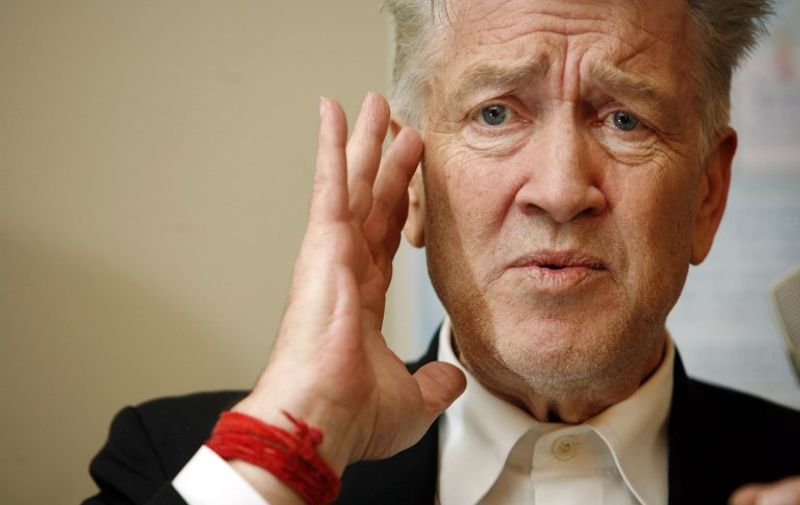 British director David Lynch gives a press conference in Helsinki 05 November 2007. Lynch is in Finland until 09 November 2007 to launch a consciousness-based national university in Finland. / AFP PHOTO / LEHTIKUVA / HEIKKI SAUKKOMAA