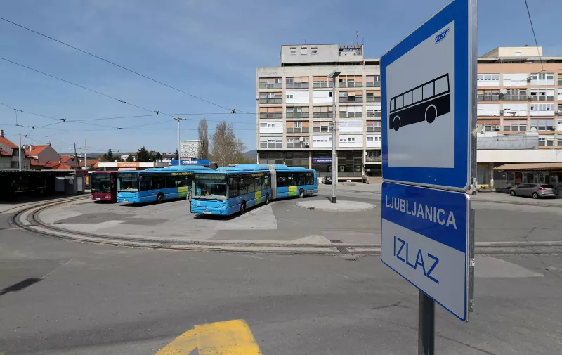 14.04.2018., Zagreb - Autobusno stajaliste Ljubljanica."nPhoto: Igor Kralj/PIXSELL"n