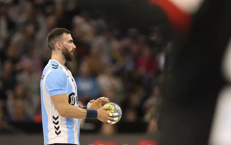 Foto : Lucas Dario Moscariello / Argentina Handball Länderspiel am So. 06.01.2019 in Kiel Deutschland - Argentinien *** Photo Lucas Dario Moscariello Argentina International handball match on So 06 01 2019 in Kiel Germany Argentina
