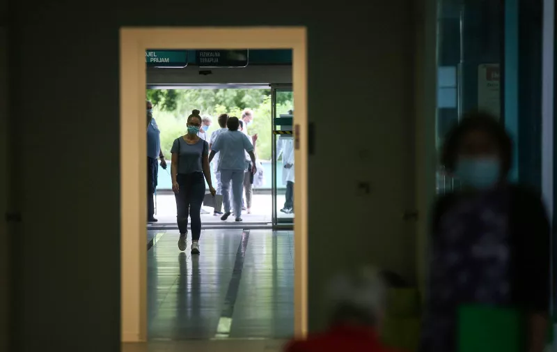 06.06.2021., Zagreb - Klinicka bolnica Dubrava otvorila je nakon 217 dana vrata za pacijente koji nisu zarazeni koronavirusom.rPhoto: Zeljko Hladika/Pixsell