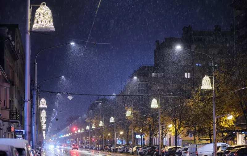 11.12.2022., Zagreb - Maksimir tijekom snjeznih padalina.  Photo: Tomislav Miletic/PIXSELL