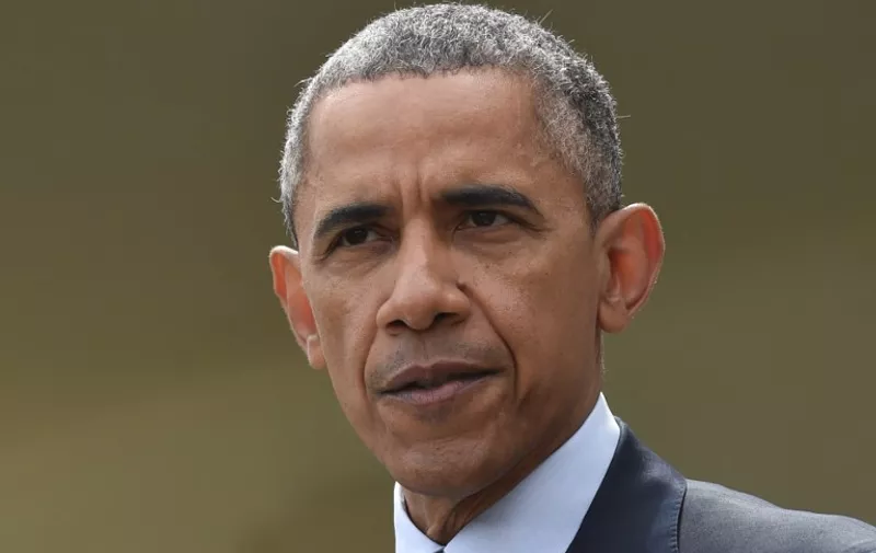 US President Barack Obama looks on while making a statement at the White House in Washington, DC, on April 2, 2015 after a deal was reached on Iran&#8217;s nuclear program. Iran and world powers agreed on the framework of a potentially historic deal aimed at curbing Tehran&#8217;s nuclear drive after marathon talks in Switzerland. AFP [&hellip;]