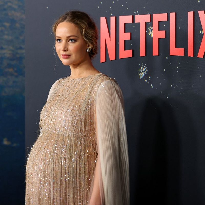 NEW YORK, NEW YORK - DECEMBER 05: Jennifer Lawrence attends the world premiere of Netflix's "Don't Look Up" on December 05, 2021 in New York City.   Mike Coppola/Getty Images/AFP (Photo by Mike Coppola / GETTY IMAGES NORTH AMERICA / Getty Images via AFP)