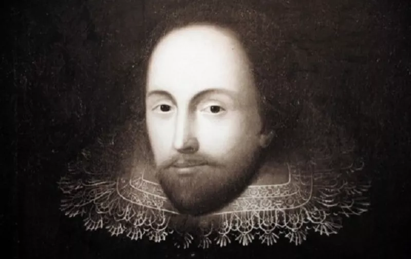 A previously unknown portrait of the English poet William Shakespeare is on display in Mainz, Germany, 12 February 2014. The expert Hildegard Hammerschmidt-Hummel used a catalog of criteria, which considered specific facial and disease characteristics, to confirm the authenticity of picture. The painter of the work is unknown as well as the whereabouts of the original. Photo: DANIEL REINHARDT/dpa / EDITORIAL USE ONLY IN CONNECTION WITH REPORTS ON THE PRESENTATION