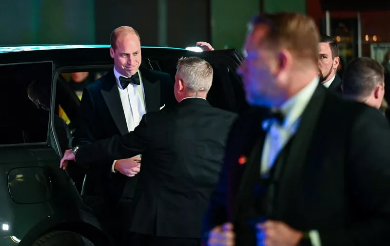 Britain's Prince William, Prince of Wales, arrives for the Earthshot Prize awards at the MGM Music Hall in Boston, Massachusetts on December 2, 2022. (Photo by ANGELA WEISS / AFP)