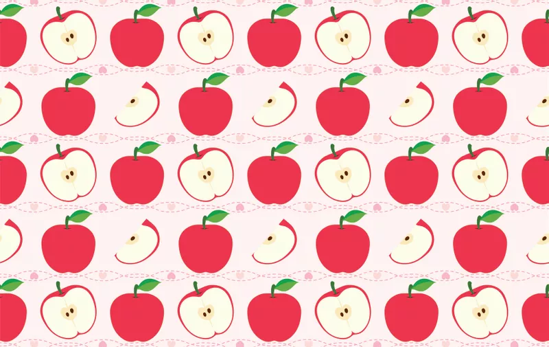 apple background. Vector