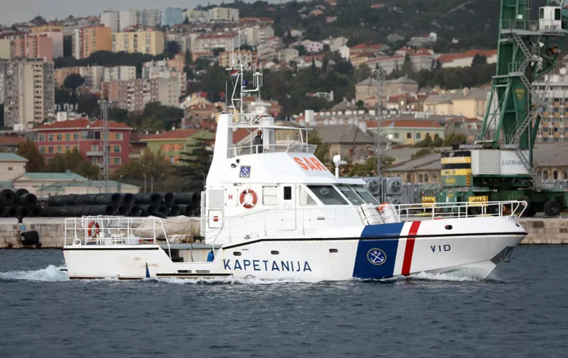 22.10.2022., Rijeka - Vid, brod Lucke kapetanije Rijeka, plovi akvatorijem rijecke luke. Photo: Goran Kovacic/PIXSELL