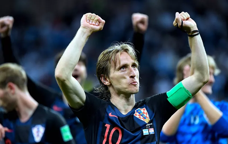 (180621) &#8212; NIZHNY NOVGOROD, June 21, 2018 () &#8212; Luka Modric (front) of Croatia celebrates victory after the 2018 FIFA World Cup Group D match between Argentina and Croatia in Nizhny Novgorod, Russia, June 21, 2018. Croatia won 3-0., Image: 375651528, License: Rights-managed, Restrictions: WORLD RIGHTS excluding China &#8211; Fee Payable Upon Reproduction &#8211; For [&hellip;]