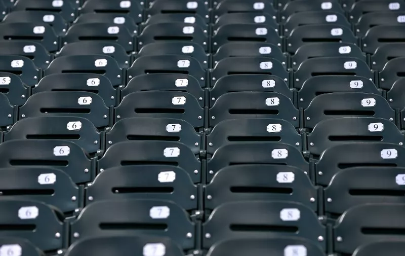 BALTIMORE, MD - APRIL 29: The seats are emtpy before the Baltimore Orioles play the Chicago White Sox at an empty Oriole Park at Camden Yards on April 29, 2015 in Baltimore, Maryland. Due to unrest in relation to the arrest and death of Freddie Gray, the two teams played in a stadium closed to the public. Gray, 25, was arrested for possessing a switch blade knife April 12 outside the Gilmor Houses housing project on Baltimore's west side. According to his attorney, Gray died a week later in the hospital from a severe spinal cord injury he received while in police custody.   Patrick Smith/Getty Images/AFP