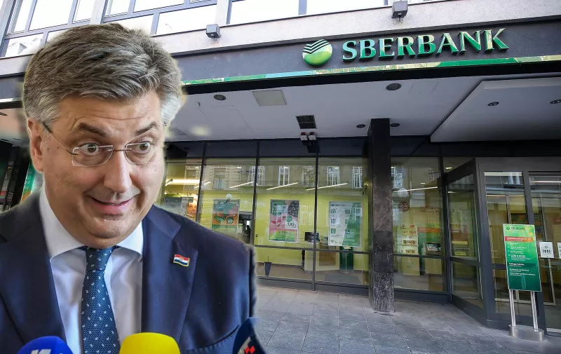 4.11.2021., Zagreb - Ruski Sberbank sluzbeno napusta hrvatsko trziste, kao i ona u susjedstvu cija je ukupna imovina u vrijednosti od 7,329 milijardi eura. Sberbank Europe AG je potpisao ugovor o prodaji svojih banaka podruznica grupaciji koja je pod