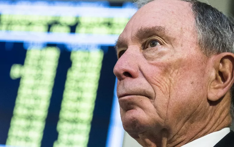 Task Force on Climate-related Financial Disclosures (TCFD) chairman, US billionaire  Michael R. Bloomberg attends the opening ceremony of the NYSE Euronext Brussels Stock Exchange in Brussels on March 22, 2018. - The ceremony celebrates the signing by Belgium, Euronext, the Belgian National Bank and the FSMA, of the TCFD commission's guidelines. (Photo by LAURIE DIEFFEMBACQ / Belga / AFP) / Belgium OUT
