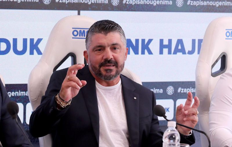 18.06.2024. Split - Sluzbeno predstavljen novi trener Hajduka Gennaro Gattuso  Photo: Ivo Cagalj/PIXSELL
